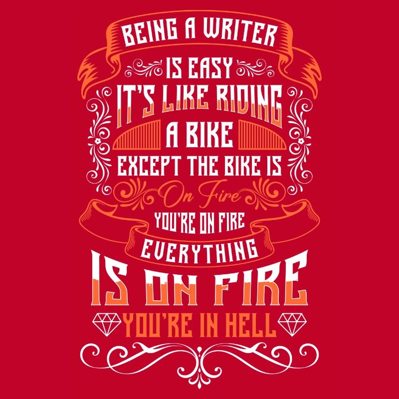 Author Writing Literature