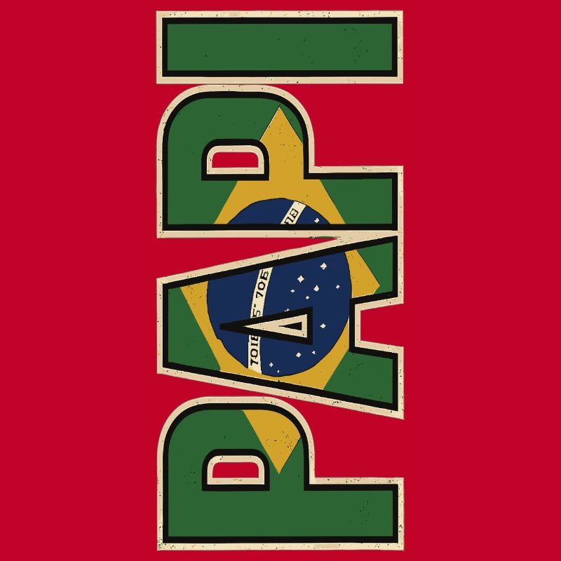 PAPI Brasil – Style rétro avec drapeaux