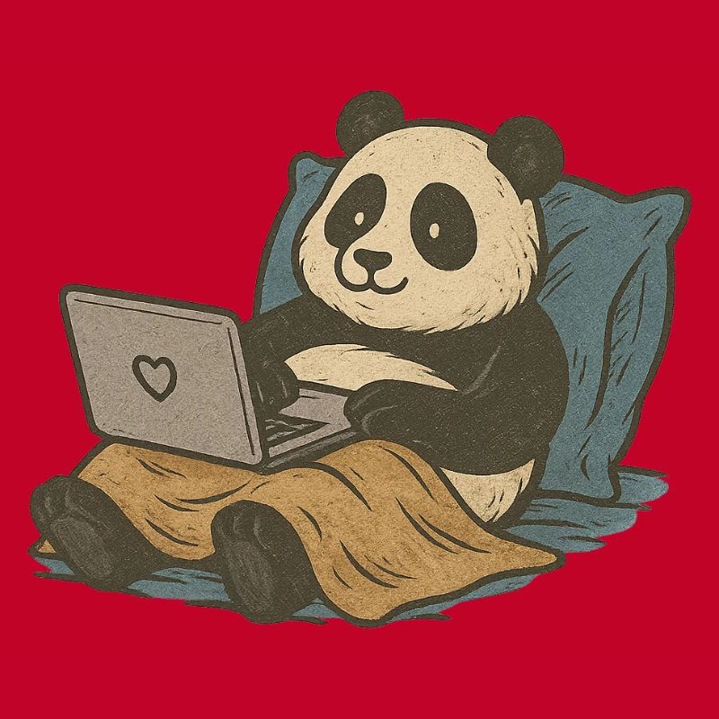Home Office Panda – Chill & Work Style