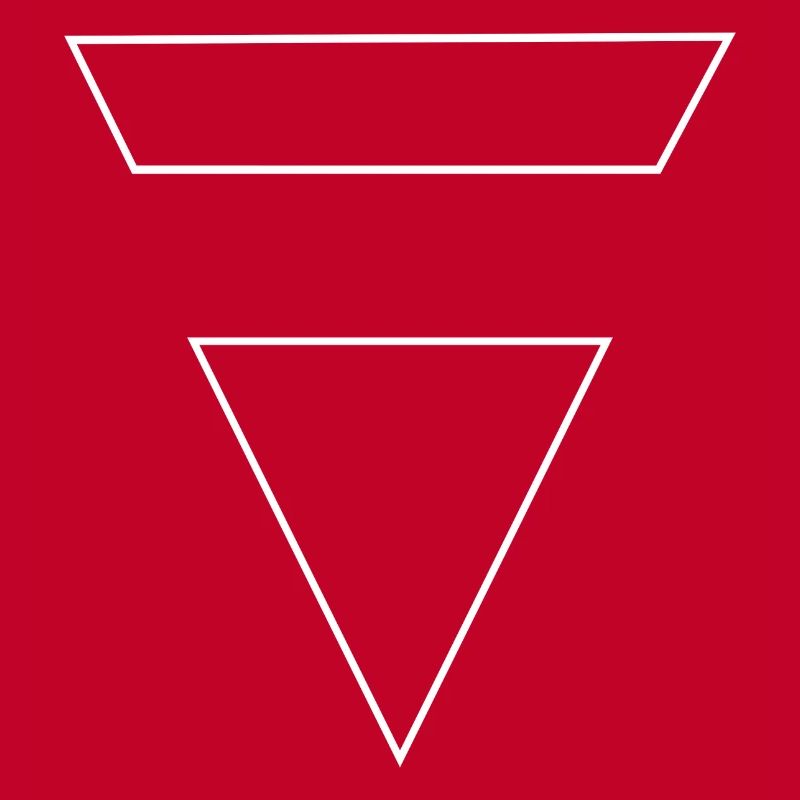 Forme de triangle de symbole