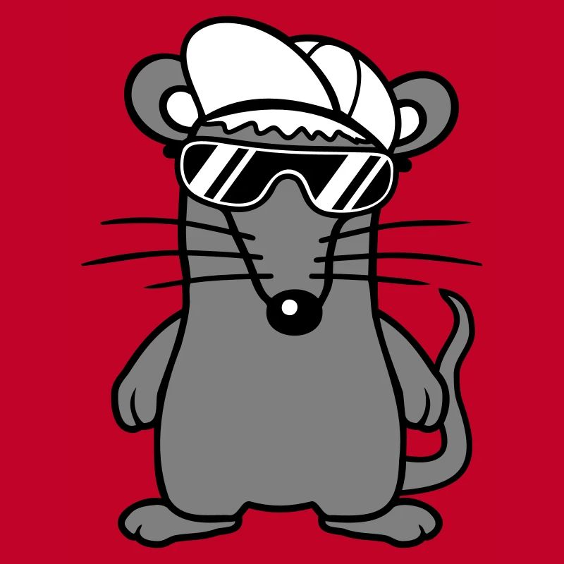 Mouse Sunglasses Cool Cappy Cap Hat Teens
