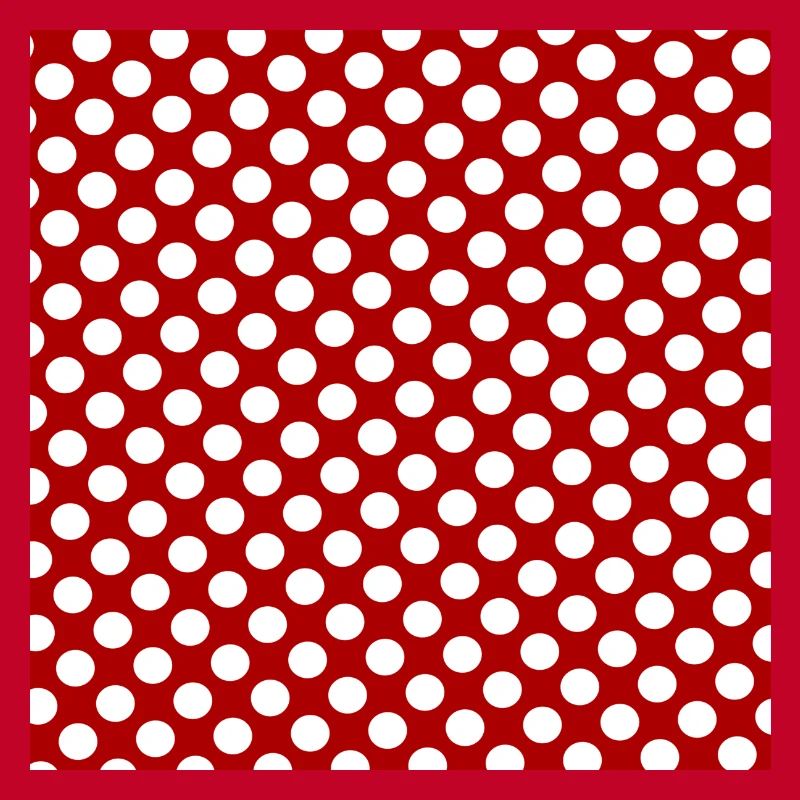 Polka dot red white background dot pattern