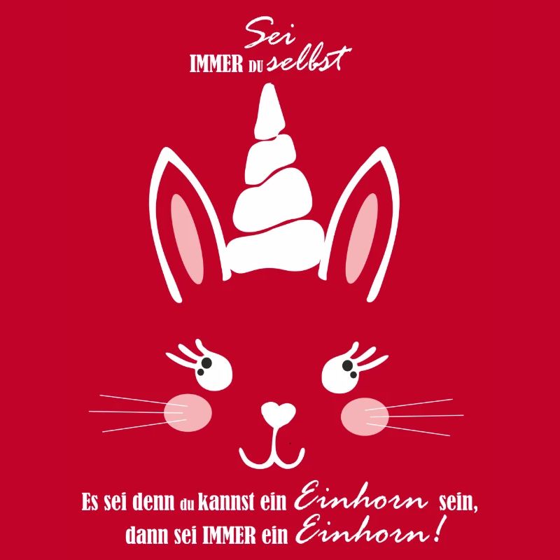 Hase oder Einhorn, oder ein Mischling -Unicorn