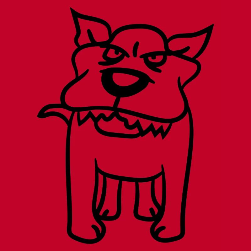 Dog, Monster, Evil, , Wolf, Sharp Teeth