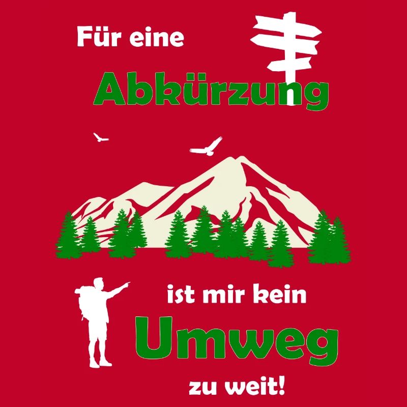 Wandern Spruch Geschenkidee