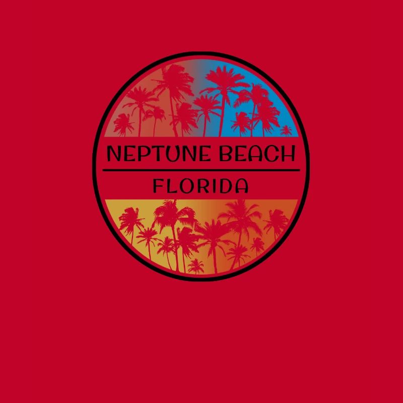 Neptune Beach Florida Palm Tree Vacances élégantes
