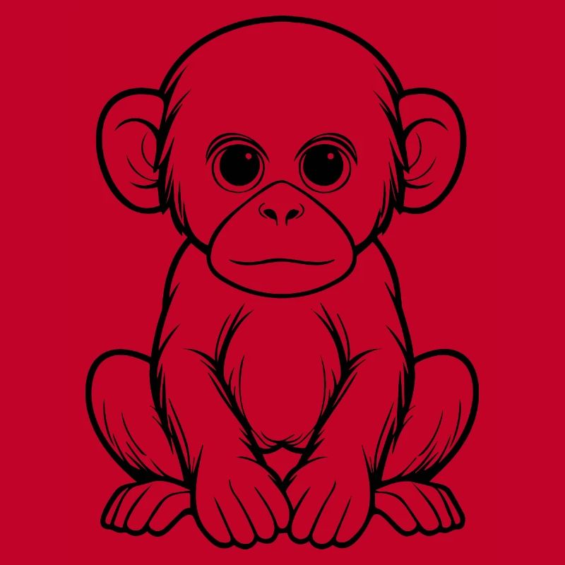 Monkey Monkey Monkey Face Jungle