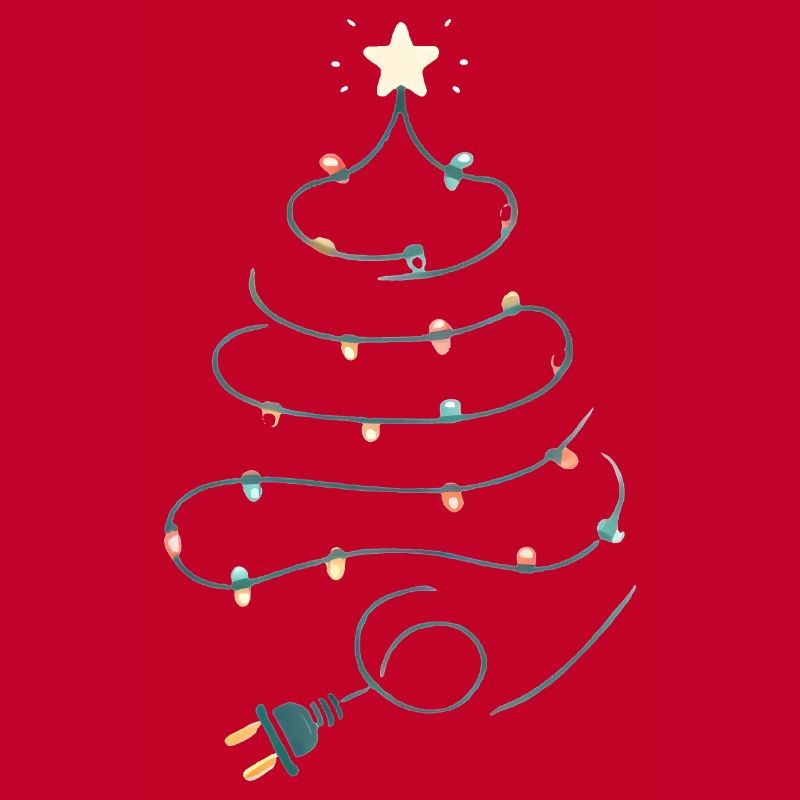 Christmas Tree String Lights Design