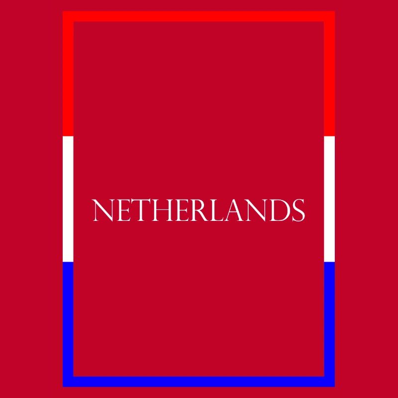 Pays-Bas - Lettrage de déclaration avec drapeau