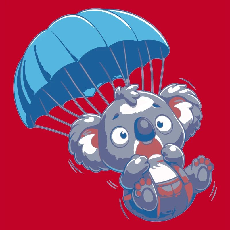 Verängstigter Koala