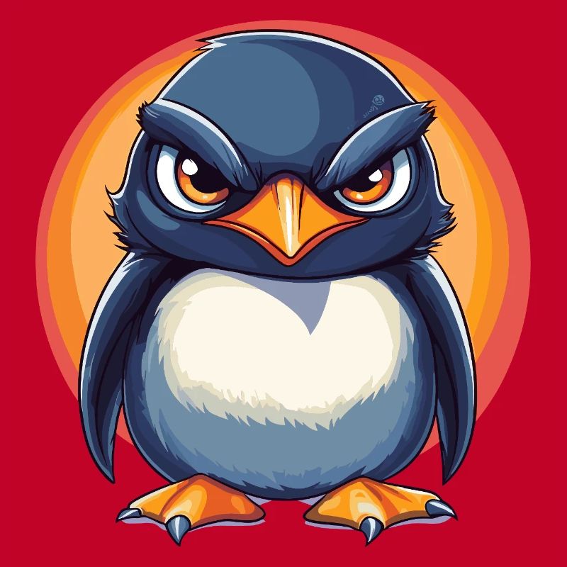 Grumpy Penguin