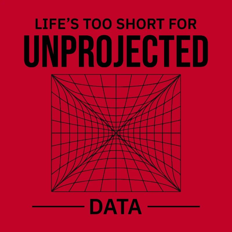 Unprojected Data GIS Cartography Mapping Error