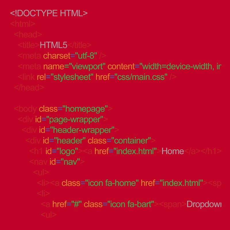 HTML5 code