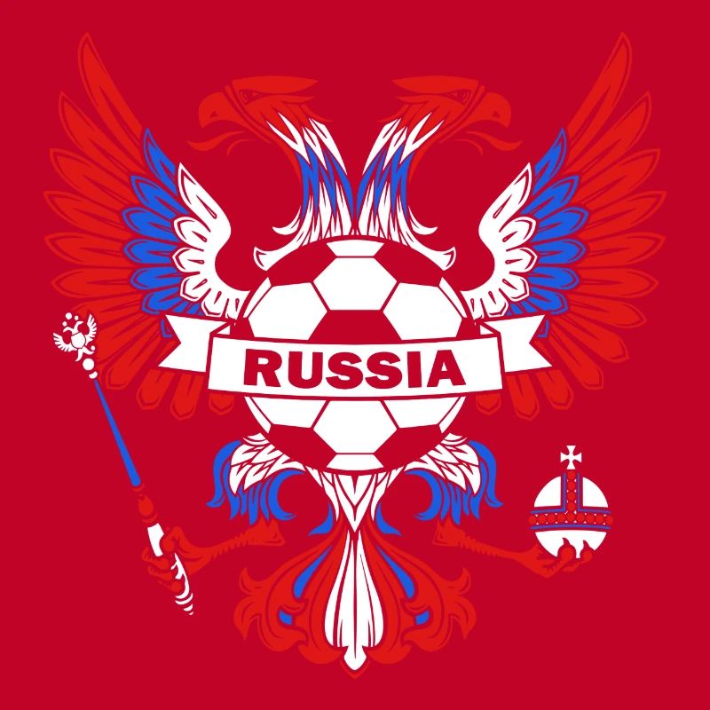 Drapeau de la Russie Moscou Poutine nation russe