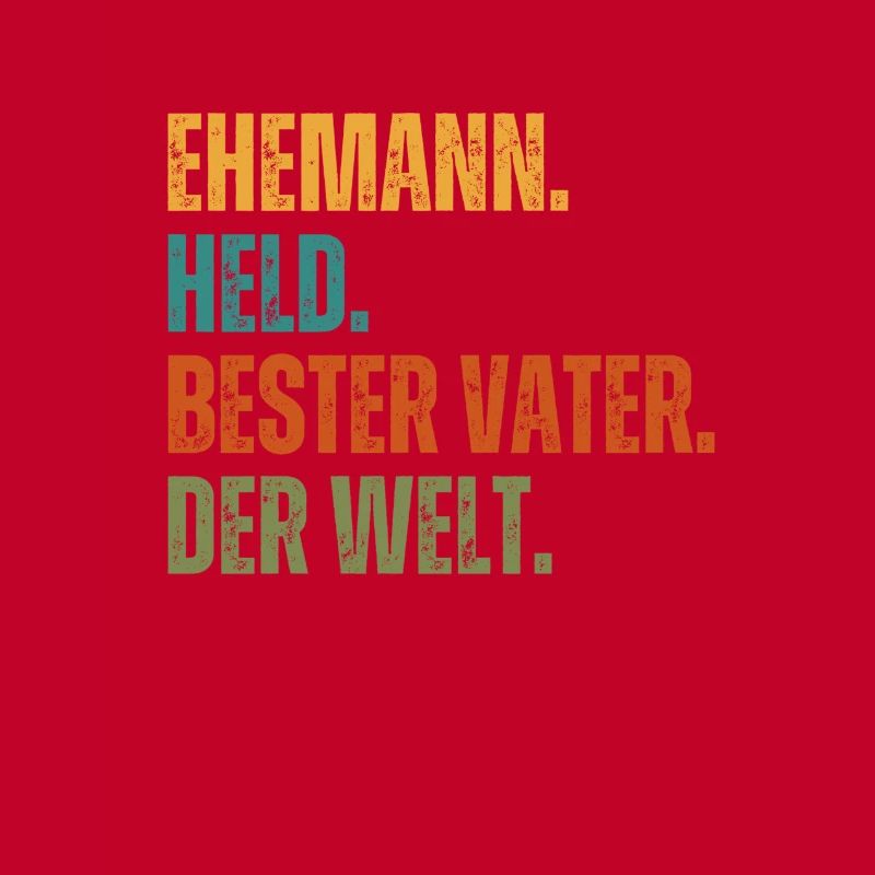 Ehemann Held bester Vater der Welt Geschenk