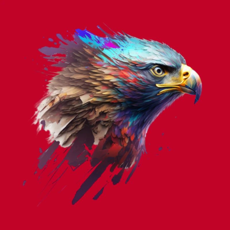 Mächtiger Adler: Ein modernes Ölbild