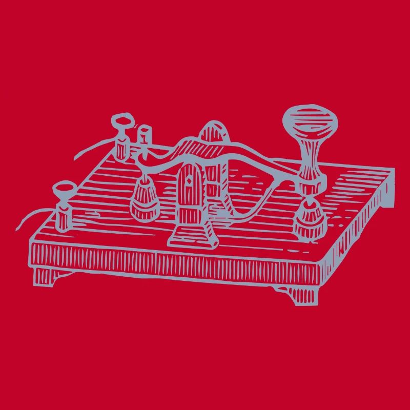 Vintage Morse Code Device, Retro Communication