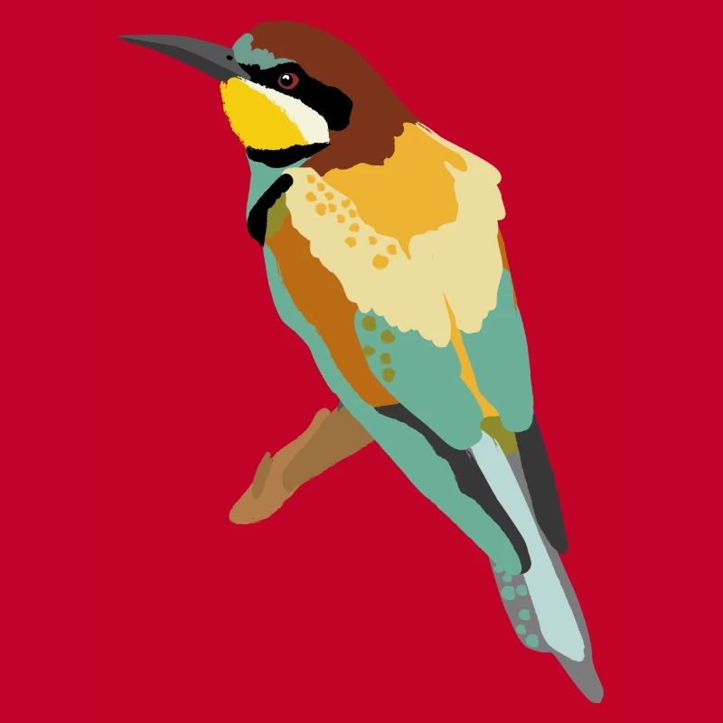 Bee-eater illustration
