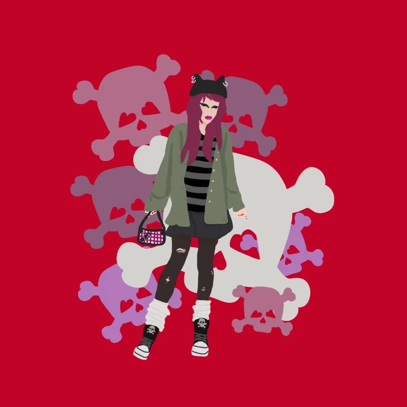 Emo Mädchen