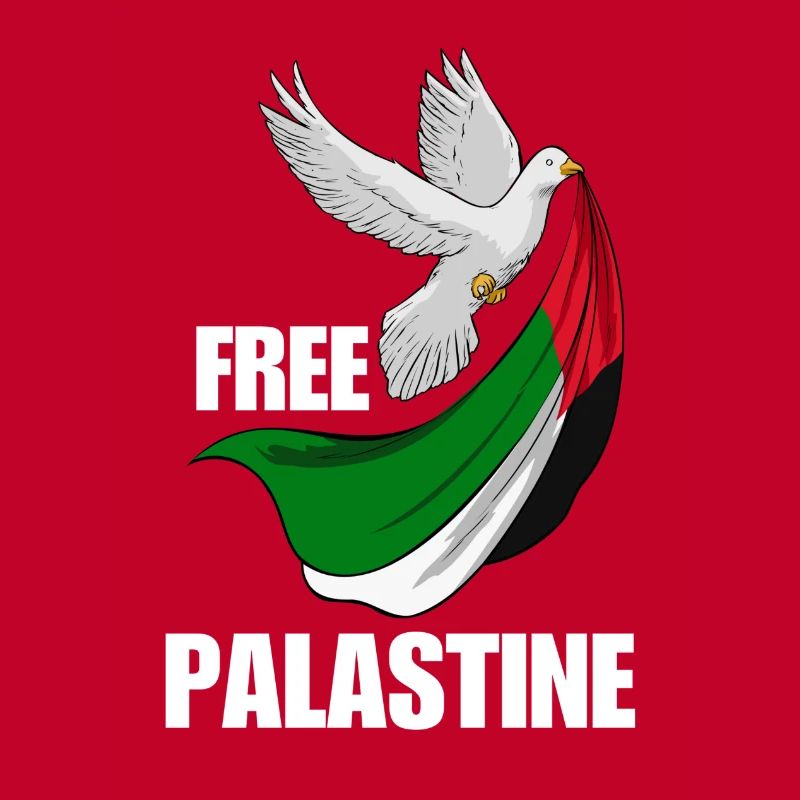 Free Palestine Design – Statement für Frieden