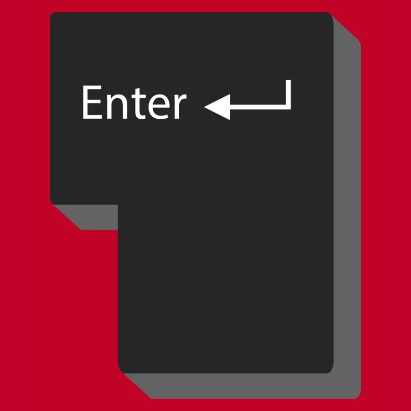 Enter button computer gift idea