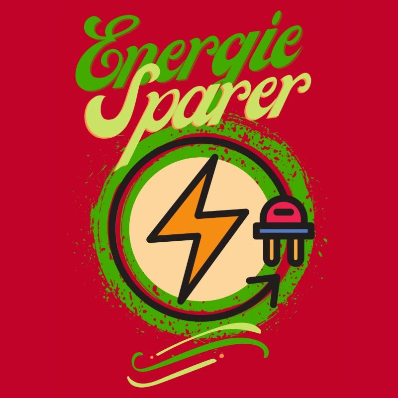 Energie Sparer Statement Design - Save Energy!