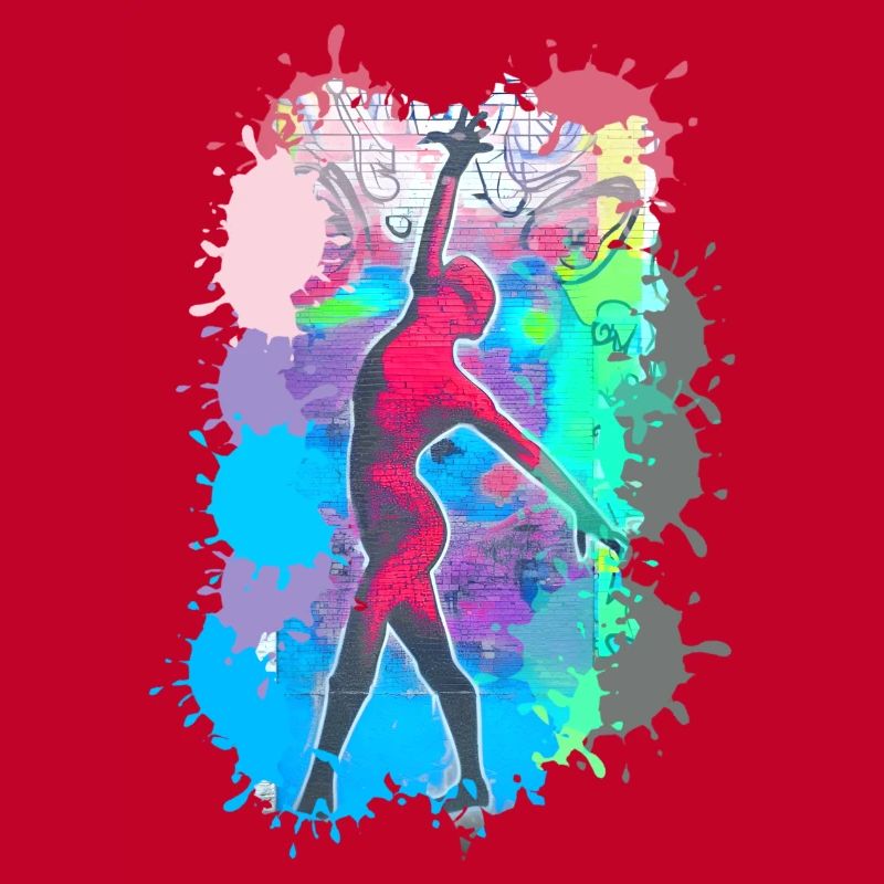 Dancer, dancing, illustration, dancer, graffiti