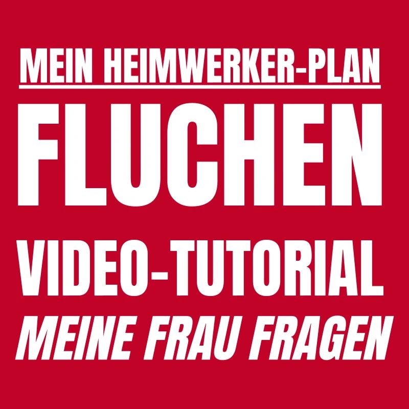 Heimwerker Plan ist Fluchen und Video Tutorial