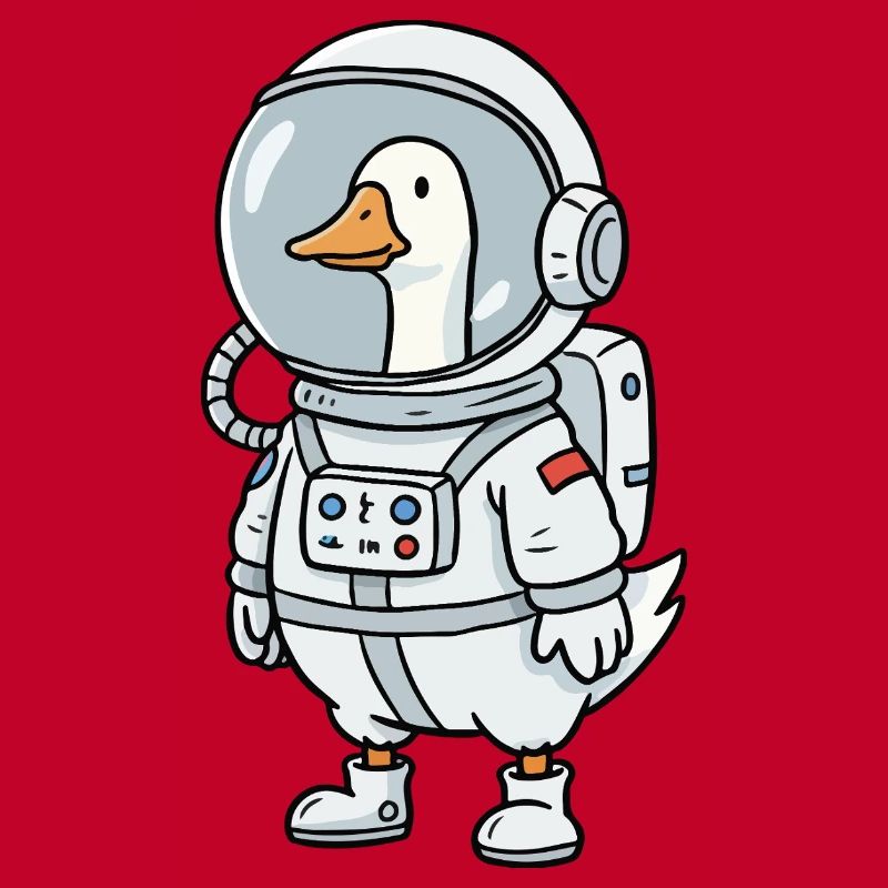 Astronaute de l’Oie de l’Espace