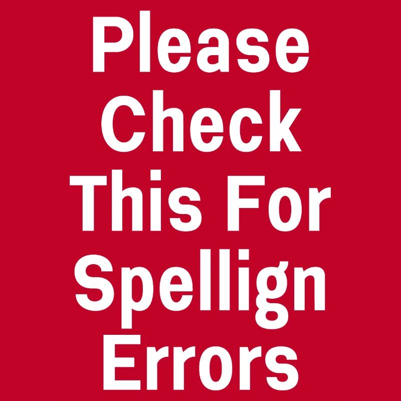 Please Check This For Spellign Errors