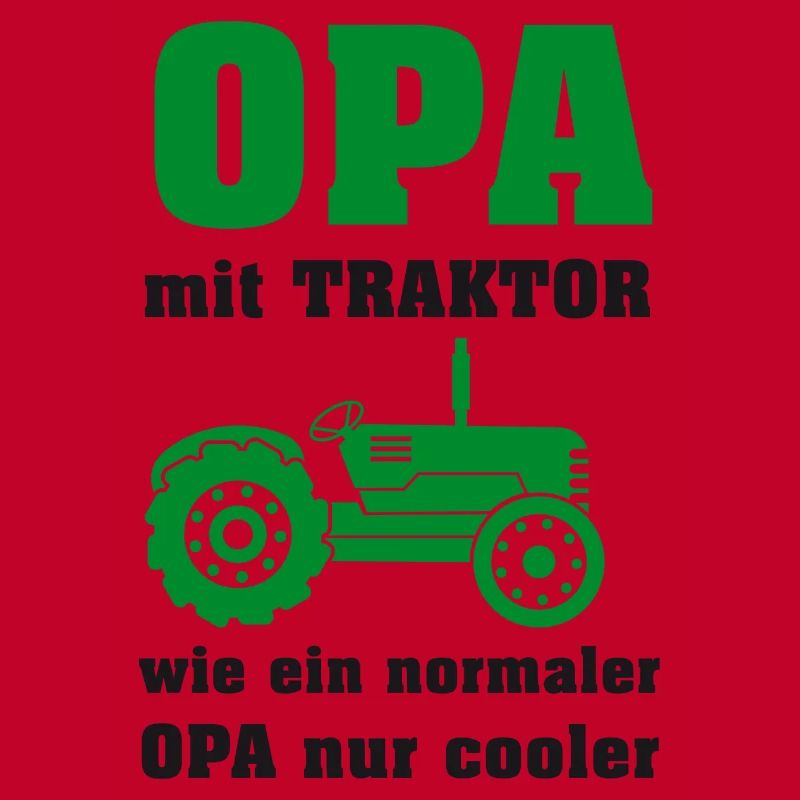 Opa mit Traktor