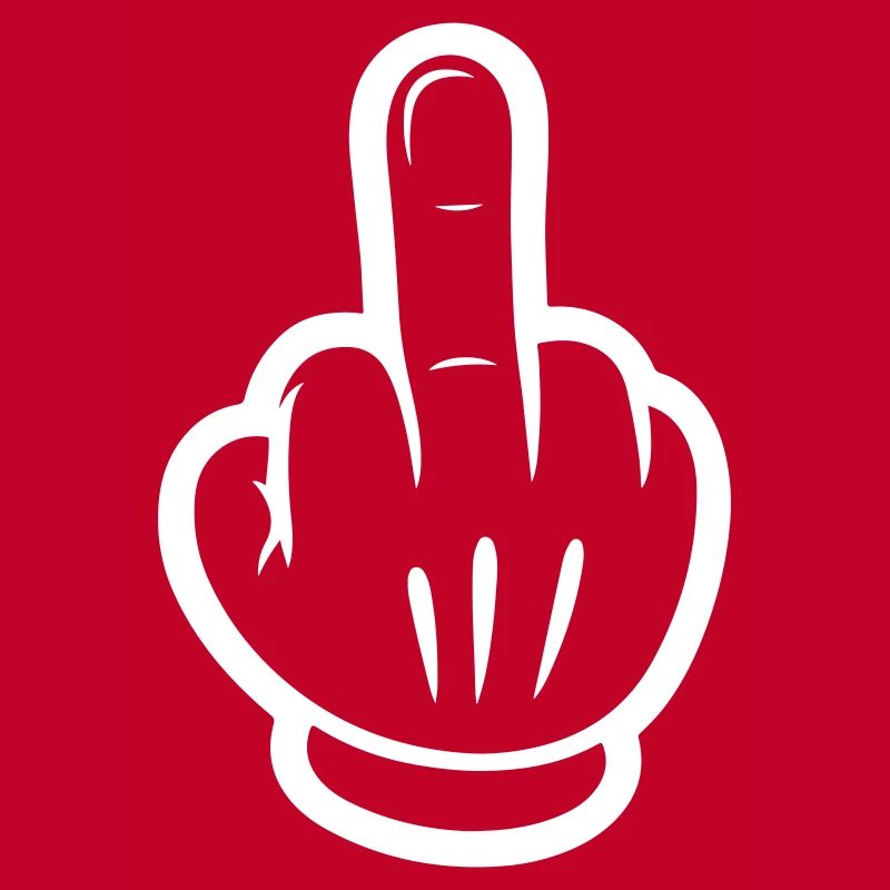 Middle Finger Comic Hand