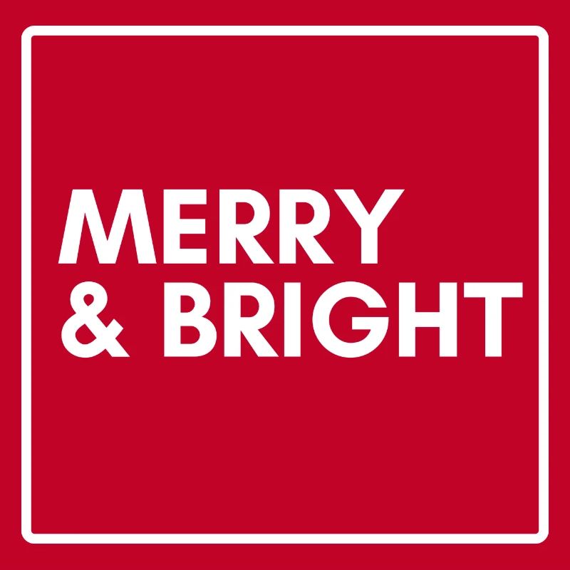 Merry & Bright : Pull de Noël moderne
