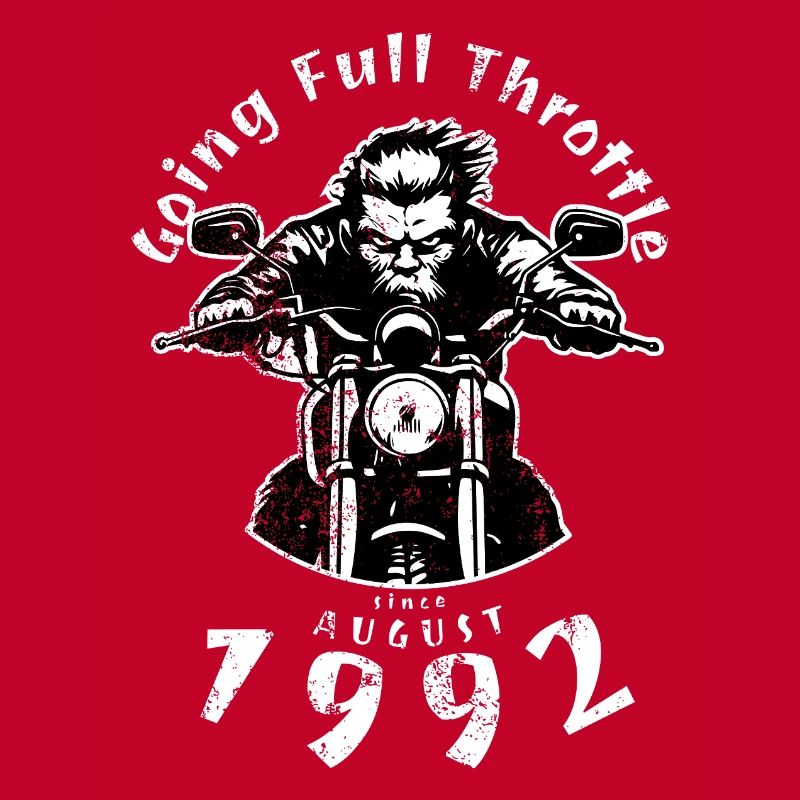 33. Geburtstag Going Full Throttle Since 08/1992