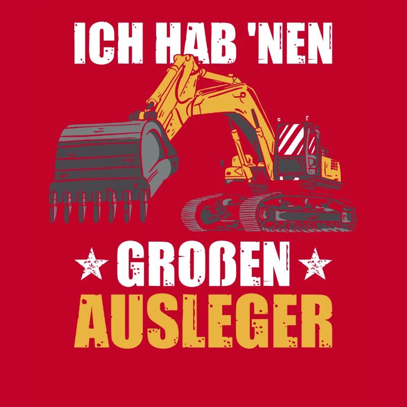 Ausleger Baggerführer Bagger Baggerfahrer
