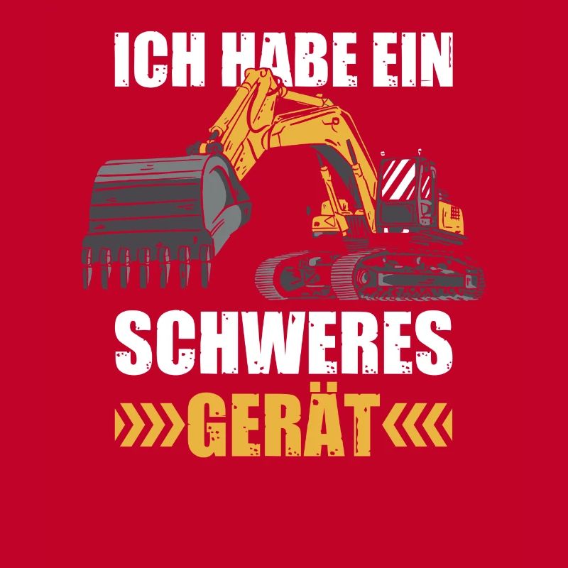Schweres Gerät Baggerführer Baggerfahrer Bagger