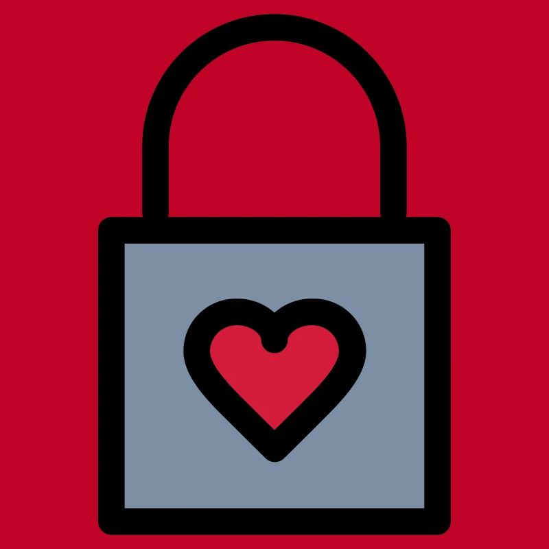 Cadenas, serrure d'amour