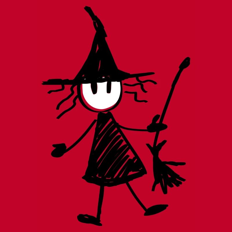 Stylized witch