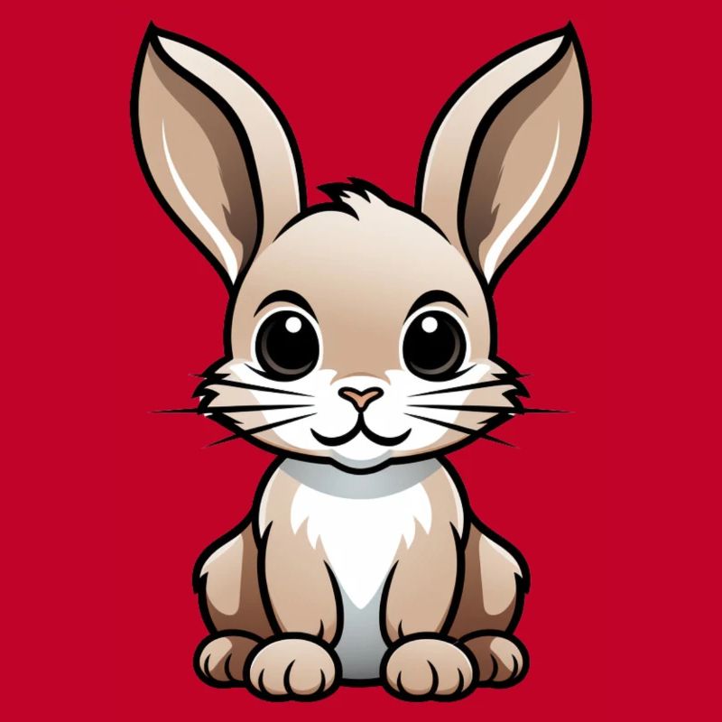 Comic Bunny Rabbit Bunny Cartoon Style