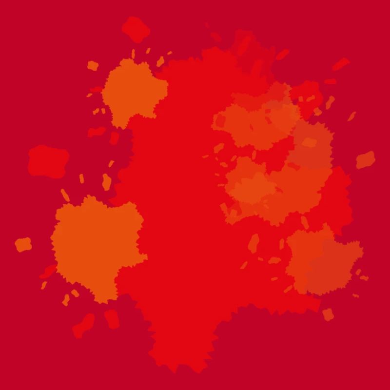Farbklecks Orange