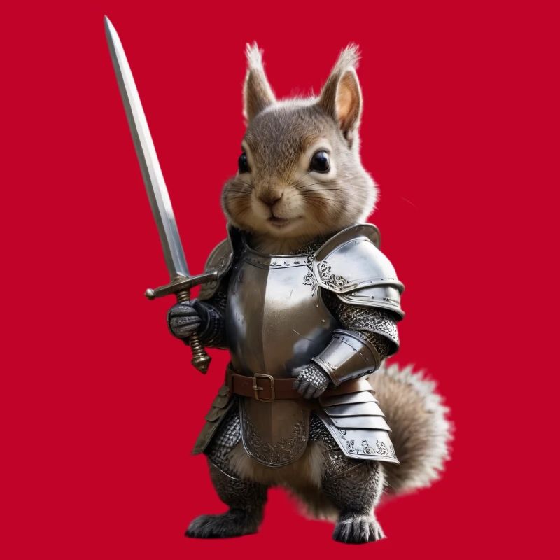 écureuil chevalier épée 1