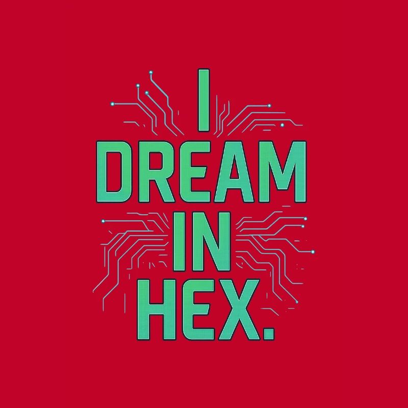 I Dream in Hex – Nerdy Coder T-Shirt for Devs