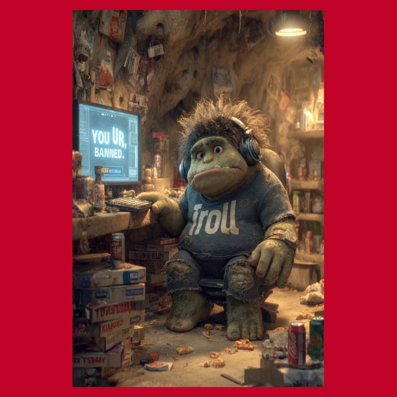 Internet-Troll wird gesperrt