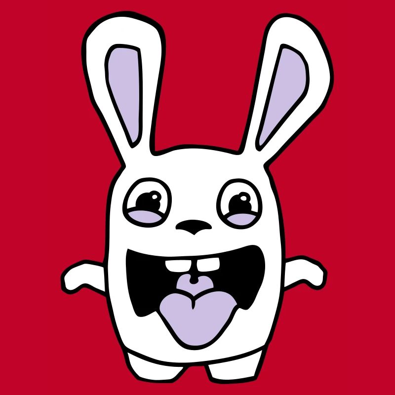 dessin lapin mignon débile style BD cartoon fun