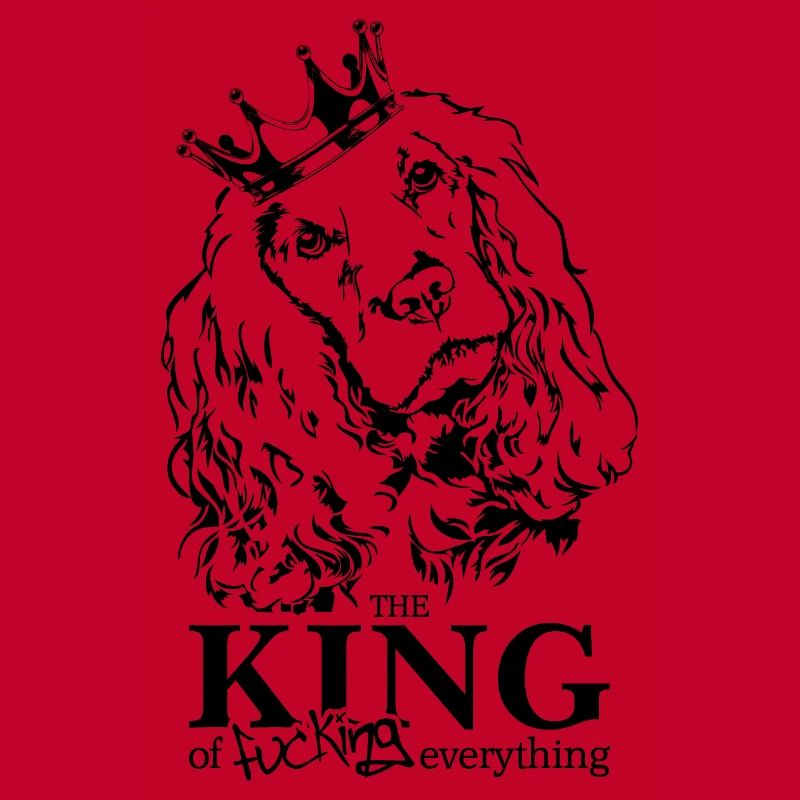 COCKER SPANIEL King Hundespruch Hunde Wilsigns