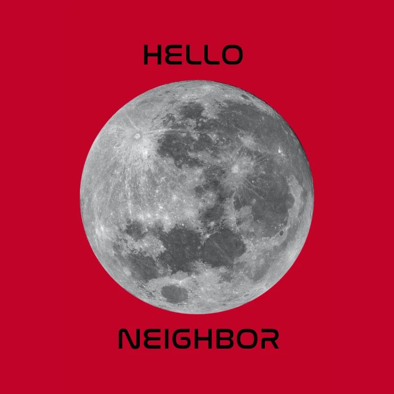 Salutations à notre objet céleste le plus proche - la lune!