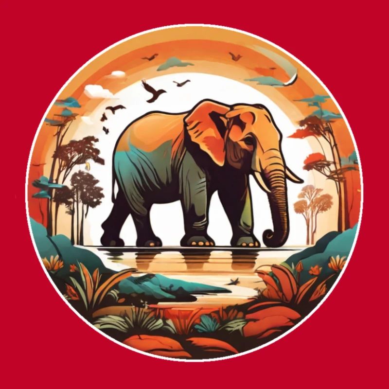 Afrikanischer Elefant Design