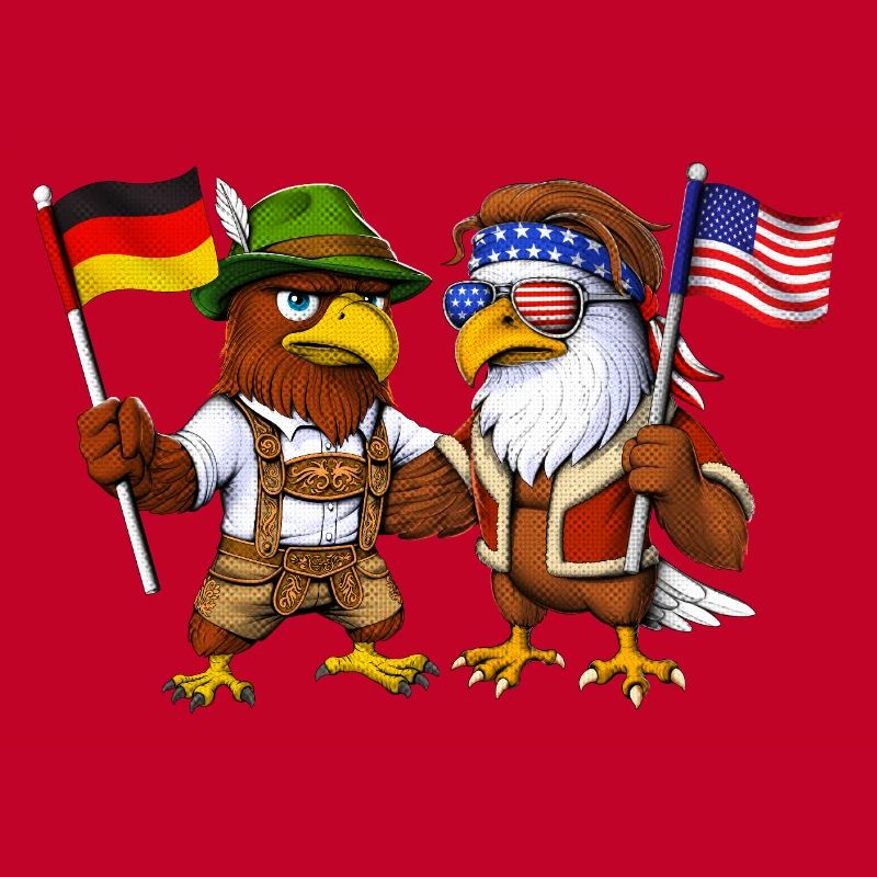 German Eagle US American Bald Eagle