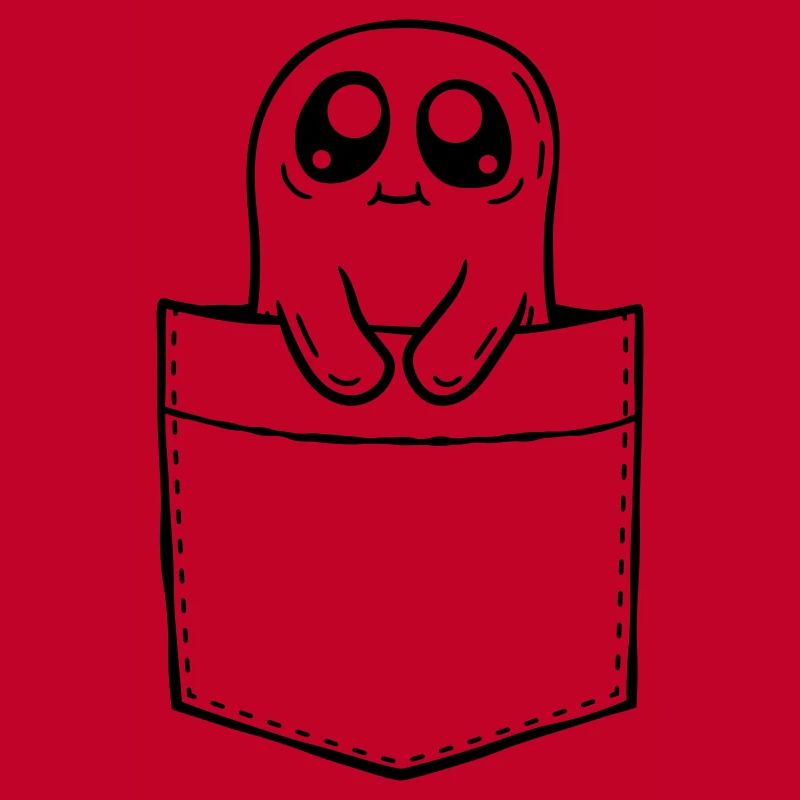 Geist mitnehmen Brusttasche Comic