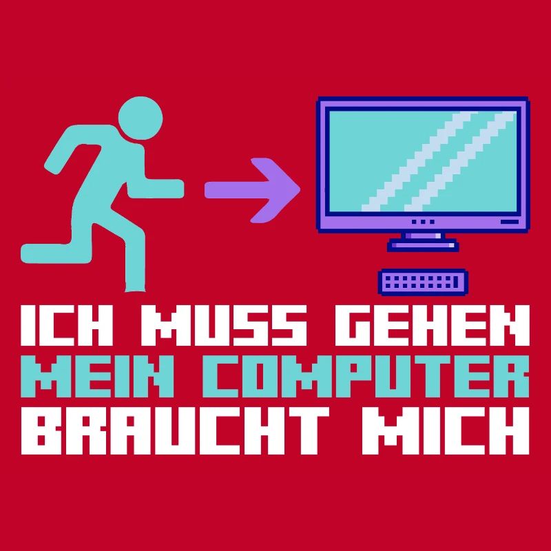 Computer Zocker Programmierer Administrator Gamer